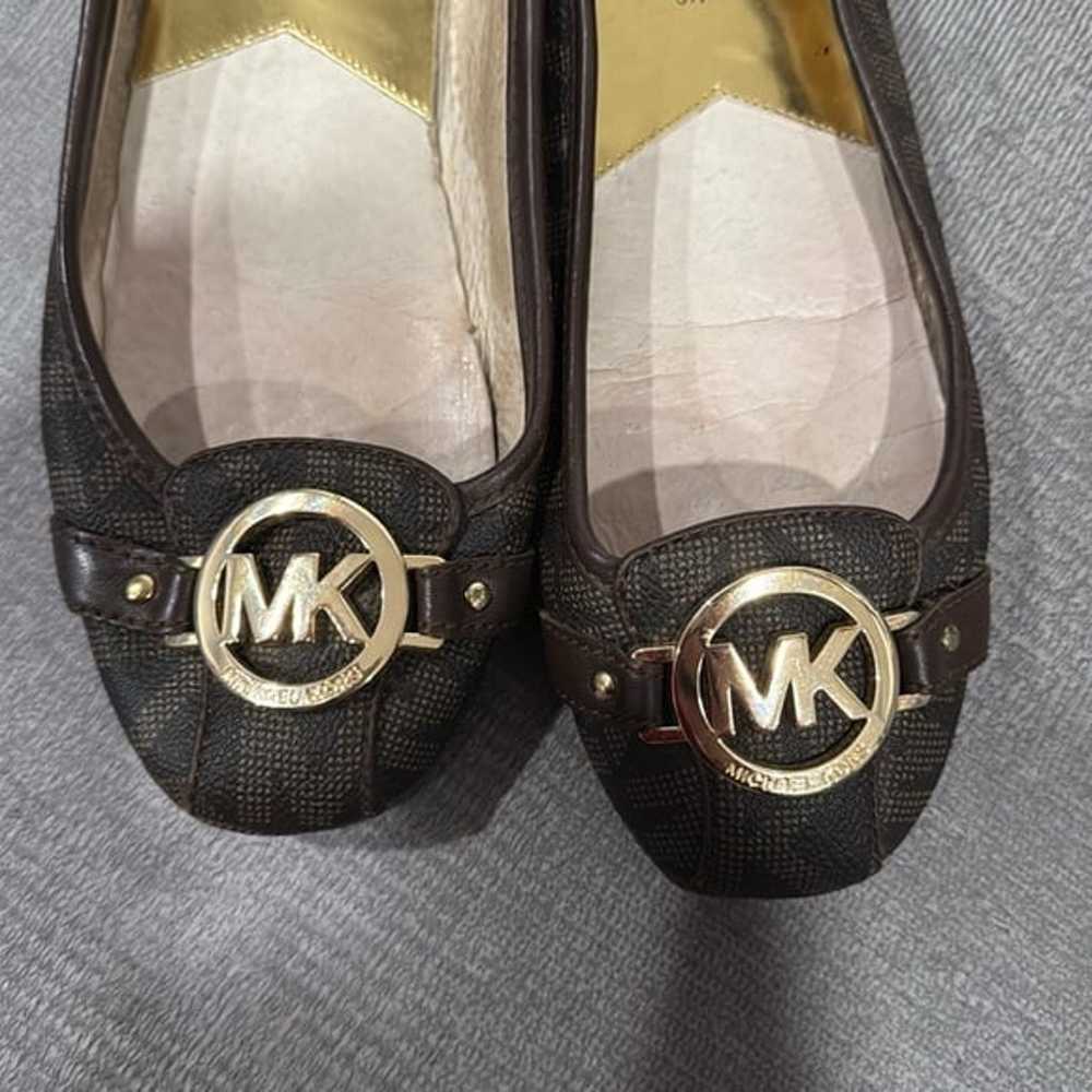 Michael Kors Classic Signature Logo Brown Flat Ba… - image 3