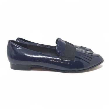 Kate Spade Women Cayla Blue Patent Leather Fringe 