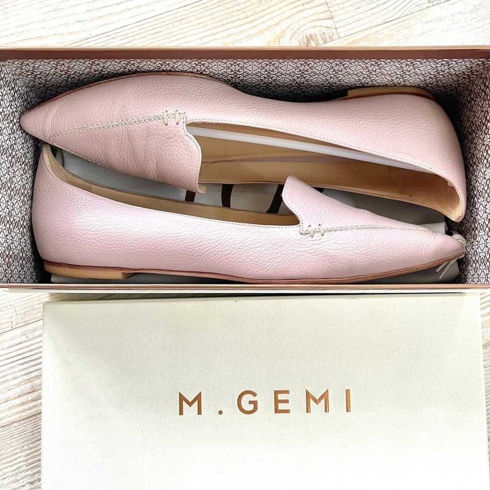 M. Gemi The Stellato Leather Pointed Toe Flats | … - image 2