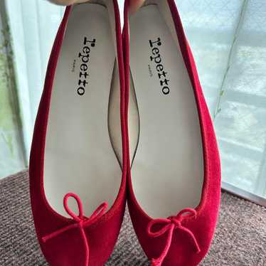 Repetto Ribbon Flat Shoes Pink