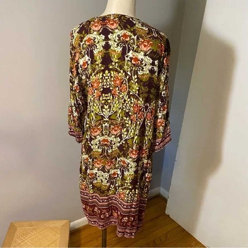 Vintage Kimono Floral Print, OS - image 2