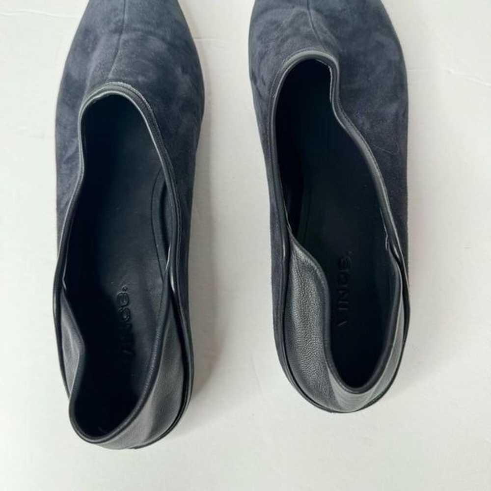 Vince navy suede flats size 8.5 - image 7