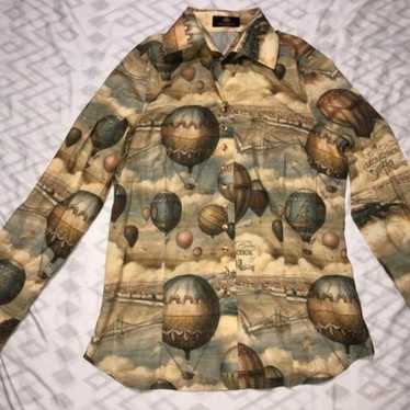 balloon festival button up blouse - image 1