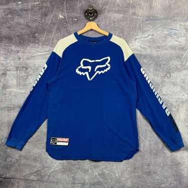 Fox Racing × Streetwear × Vintage 00's Blue Fox R… - image 1