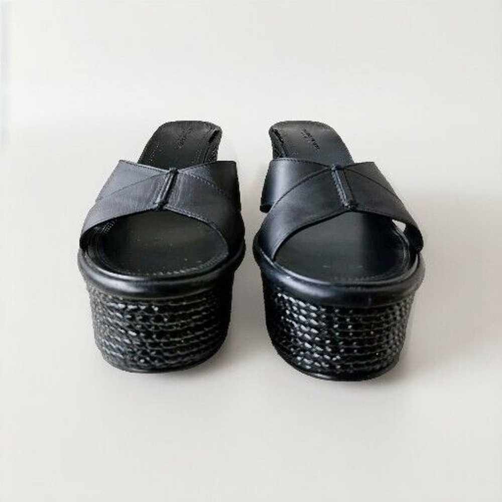 Bottega Veneta Black Leather Espadrilles Women's … - image 3