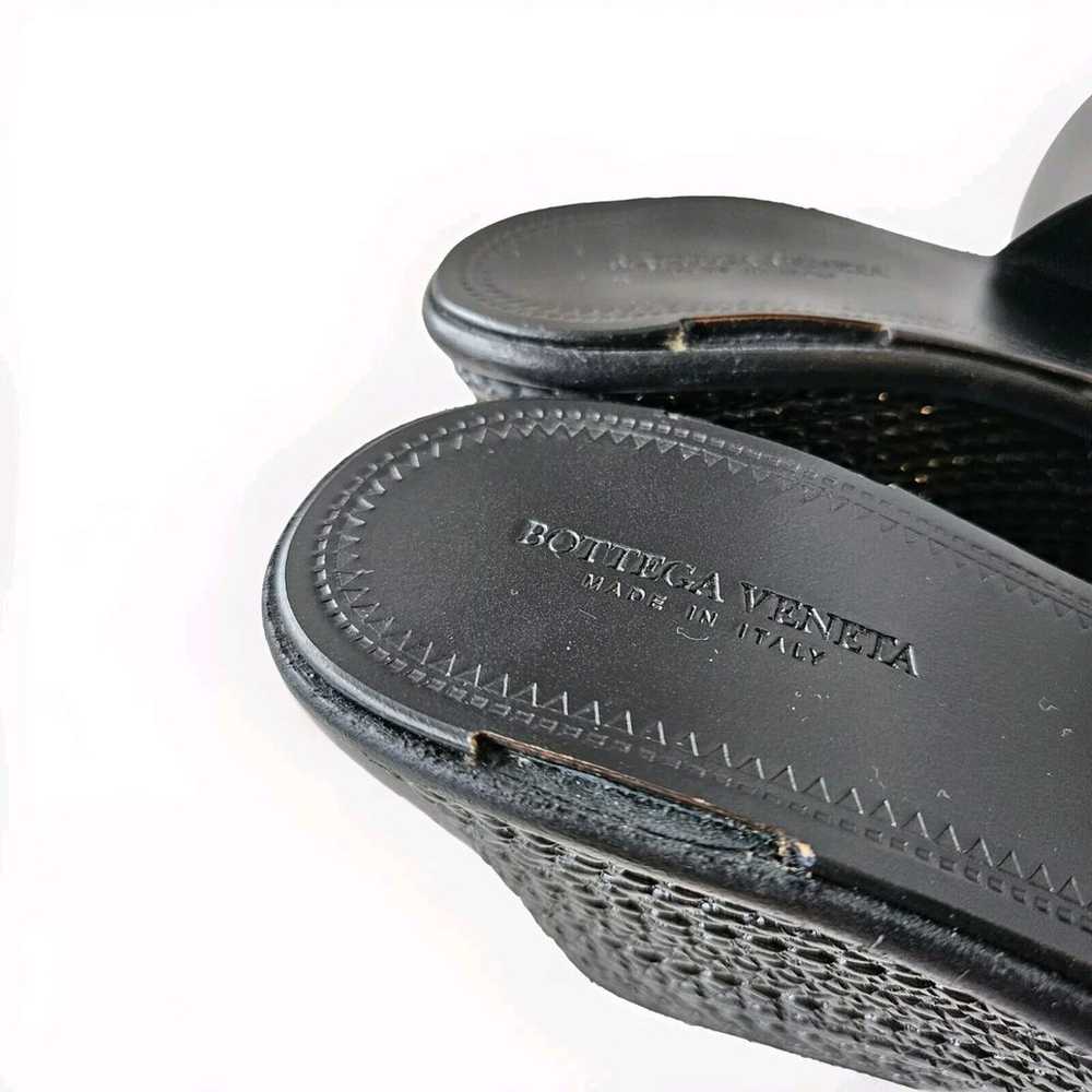 Bottega Veneta Black Leather Espadrilles Women's … - image 5