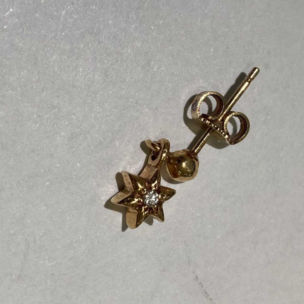 Chrome Hearts Chrome Hearts 22k Gold Diamond Drop… - image 10