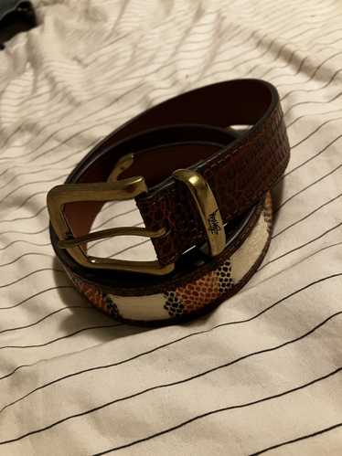 Stussy Stussy Leather Animal Print Belt