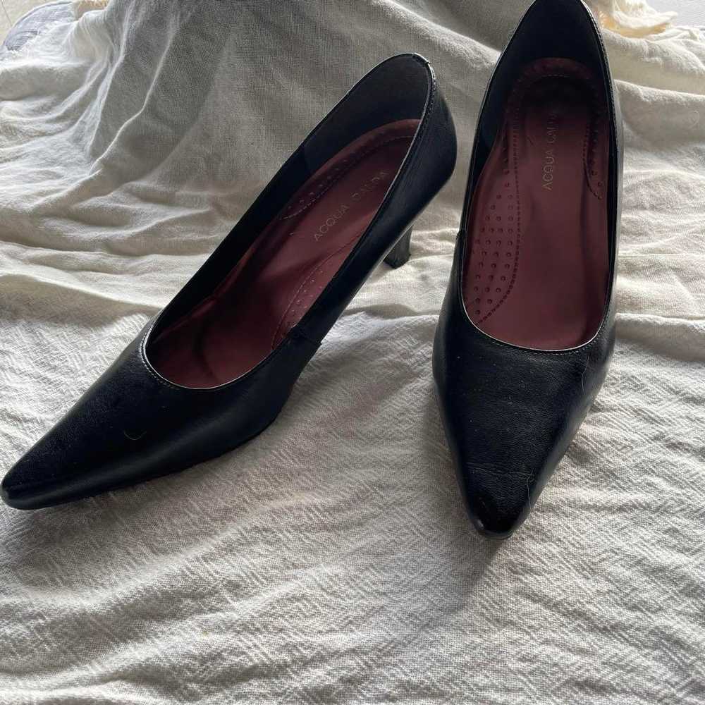 Black Pointed Toe Pumps - image 1