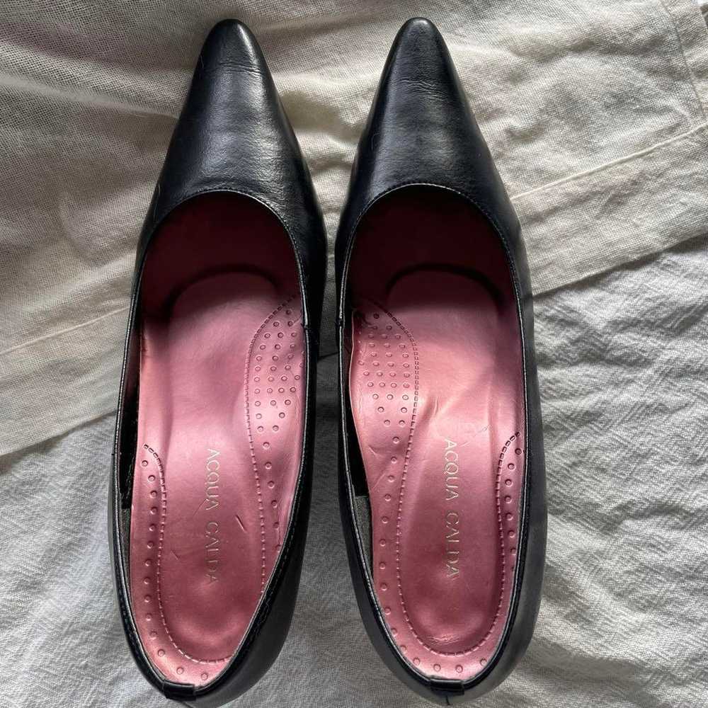 Black Pointed Toe Pumps - image 2