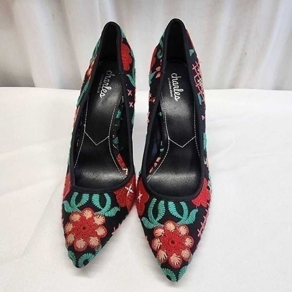 Charles by Charles David Size 9 Addie Black Flora… - image 3