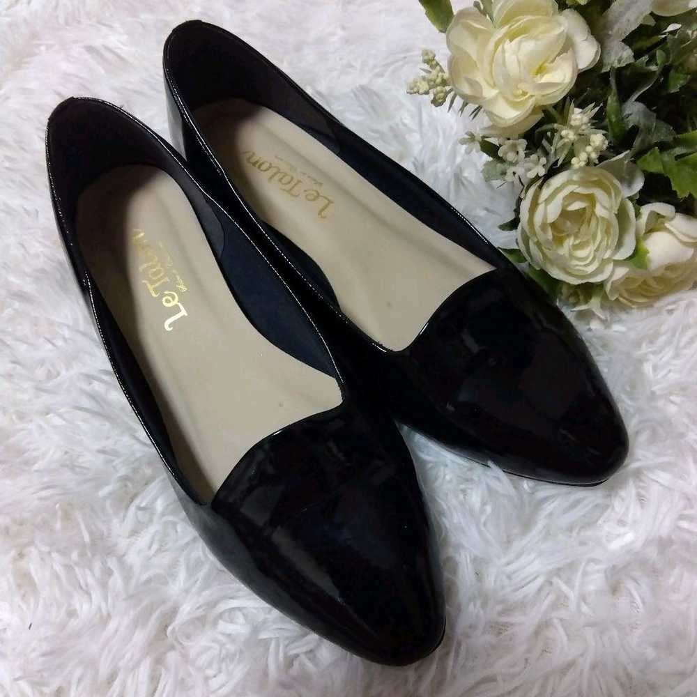 Ruthron le talon enamel pumps black 23 - image 1