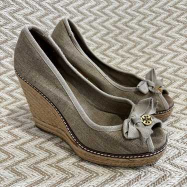 Tory Burch “Jackie” Wedge Espadrille