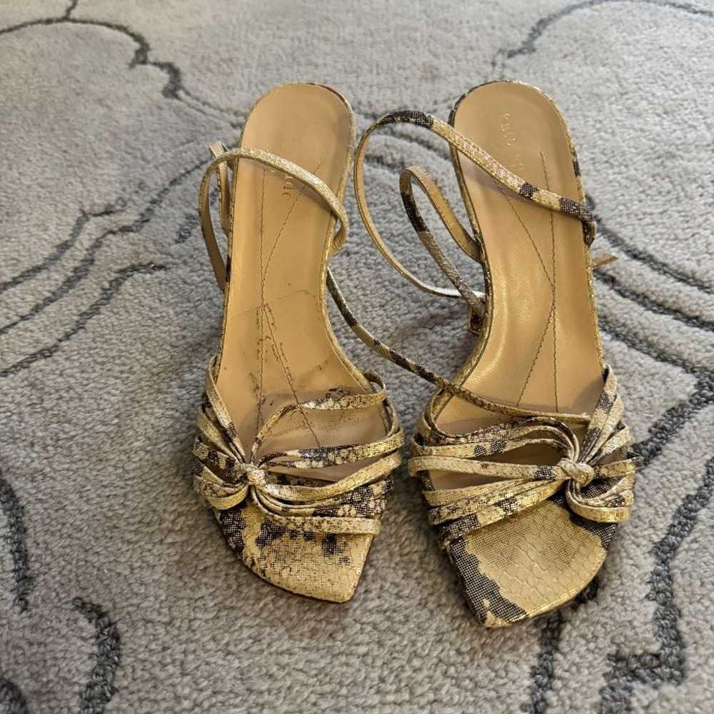 Kate Spade Gold Leapod Heels - image 2