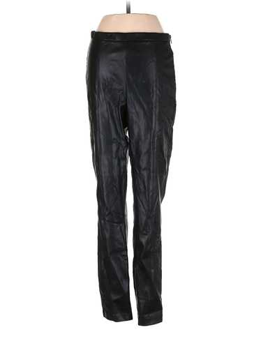 Zara Women Black Faux Leather Pants S