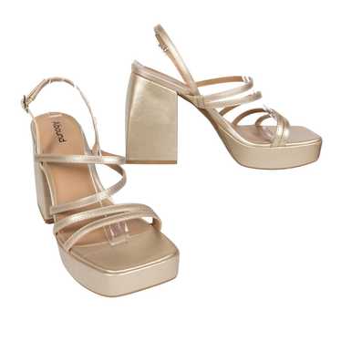 ABOUND Gold Nester Platform Sandal Chunky Ankle S… - image 1