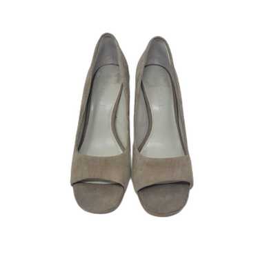 1. State Rianne Suede Peep Toe Block Heel - image 1