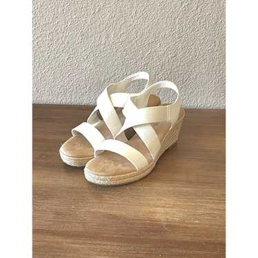 Dream Pairs Elastic Ankle Strap Espadrille Wedges 