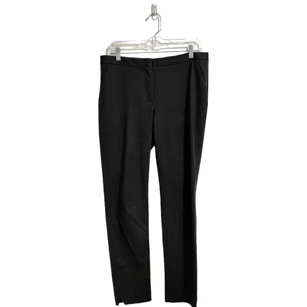 Calvin Klein Black Textured Slacks Sz 10 - image 1