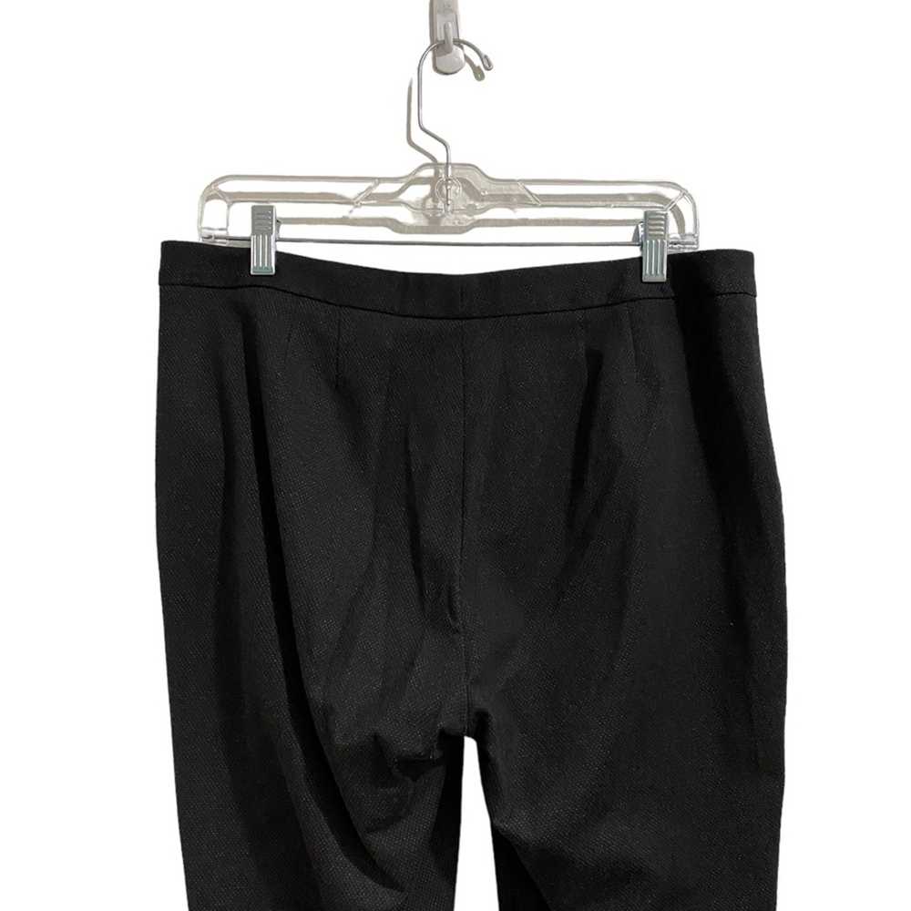 Calvin Klein Black Textured Slacks Sz 10 - image 7