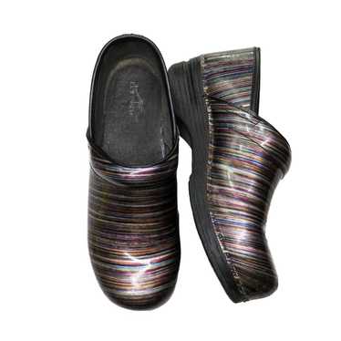 Dansko Pro XP Clogs Rainbow Multicolor Striped Pro