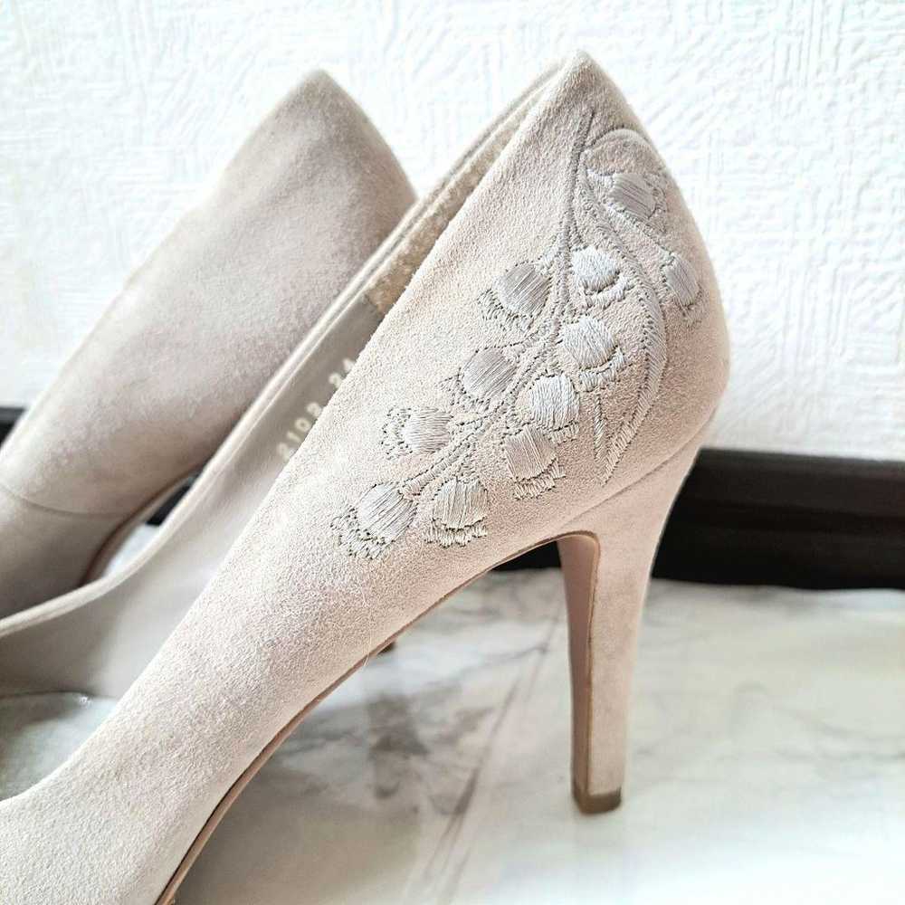 ANTEPRIMA Pumps 24 Beige Embroidery Shichi-Go-San… - image 3