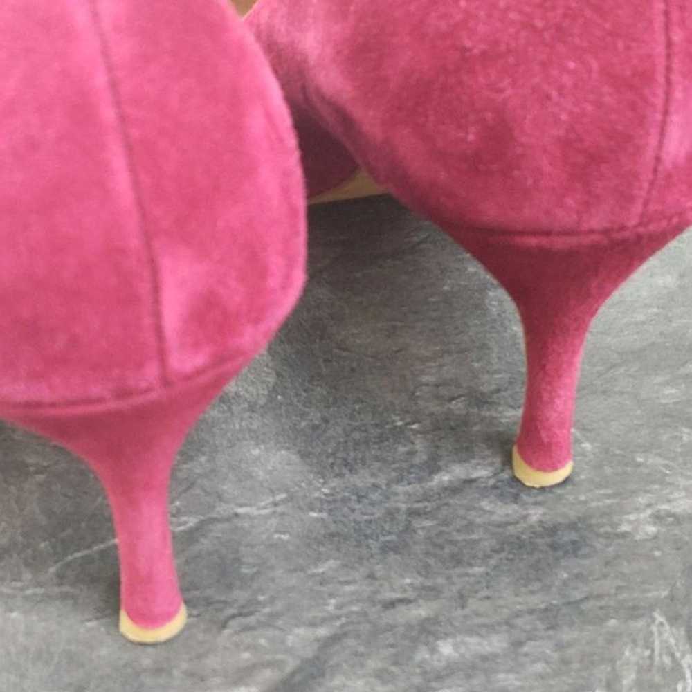 MODE ET JACOMO Burgandy Suede High Heels - image 3