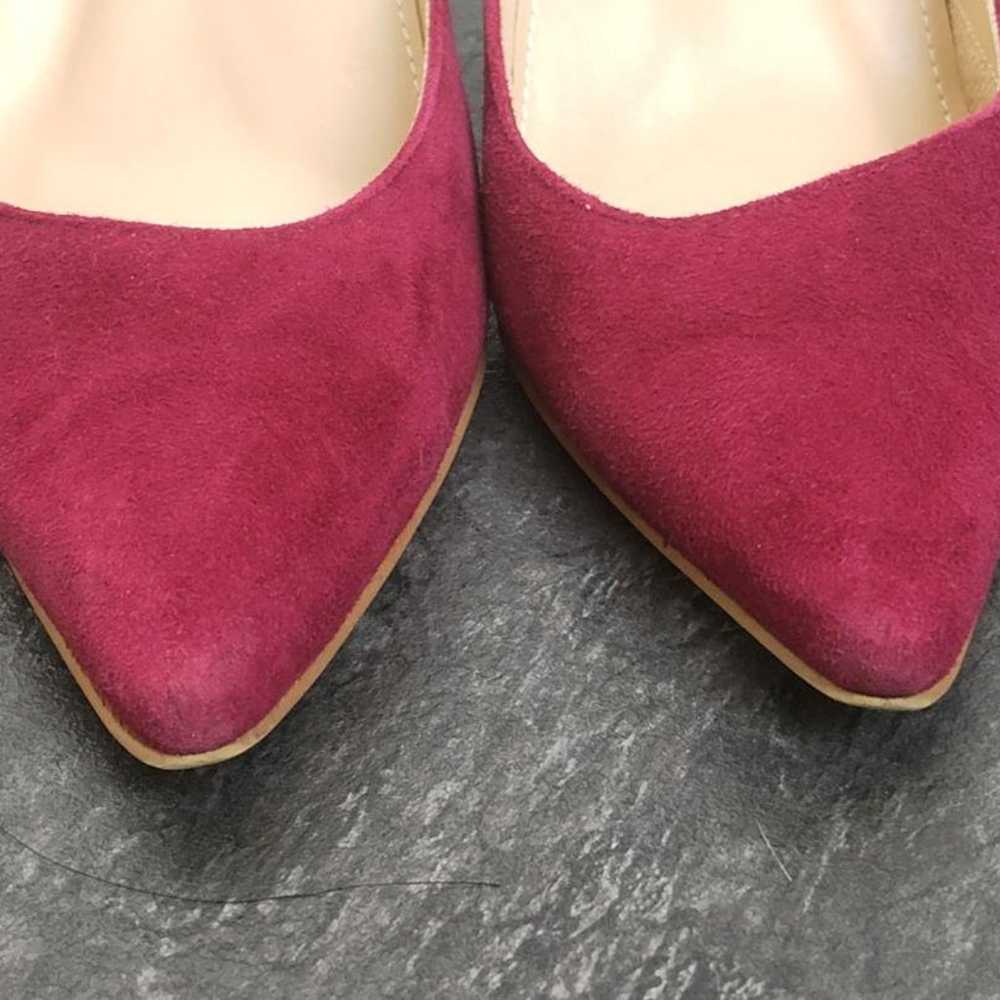 MODE ET JACOMO Burgandy Suede High Heels - image 5