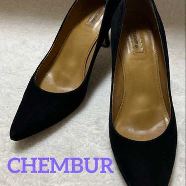 Excellent condition black suede pointed-toe high … - image 1