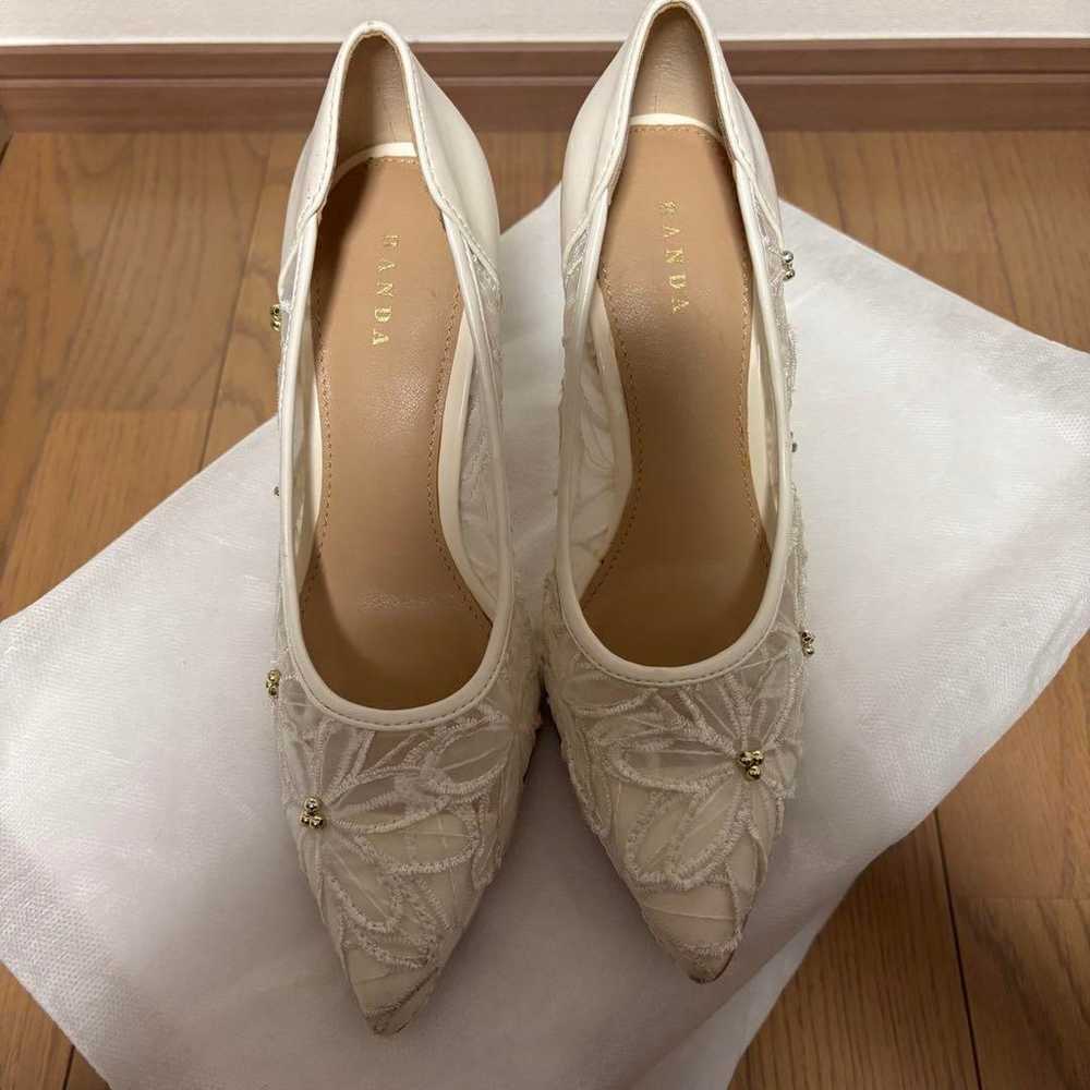 【Excellent Condition】 RANDA White Sheer Pumps - image 2