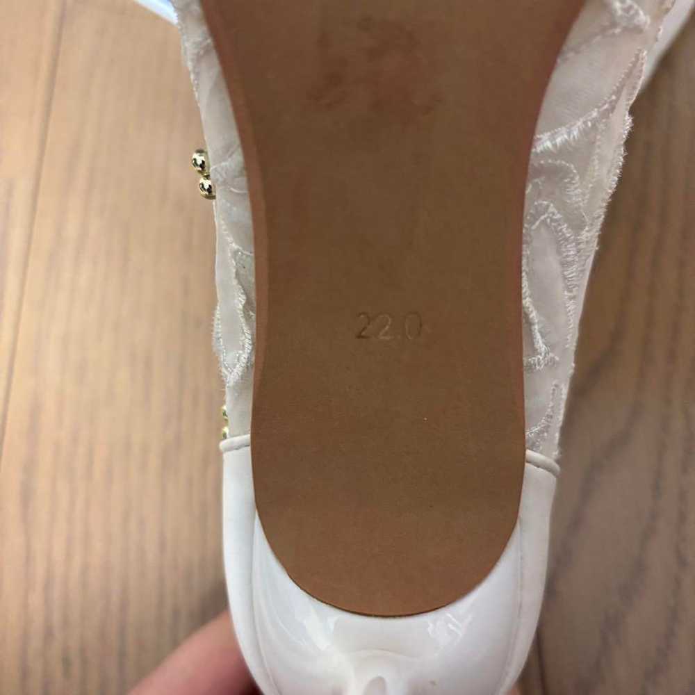 【Excellent Condition】 RANDA White Sheer Pumps - image 4