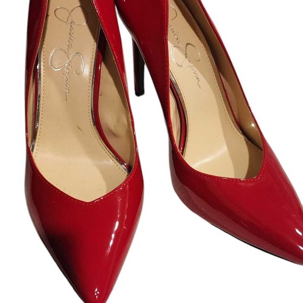 Red Patent Leather pumps - image 3