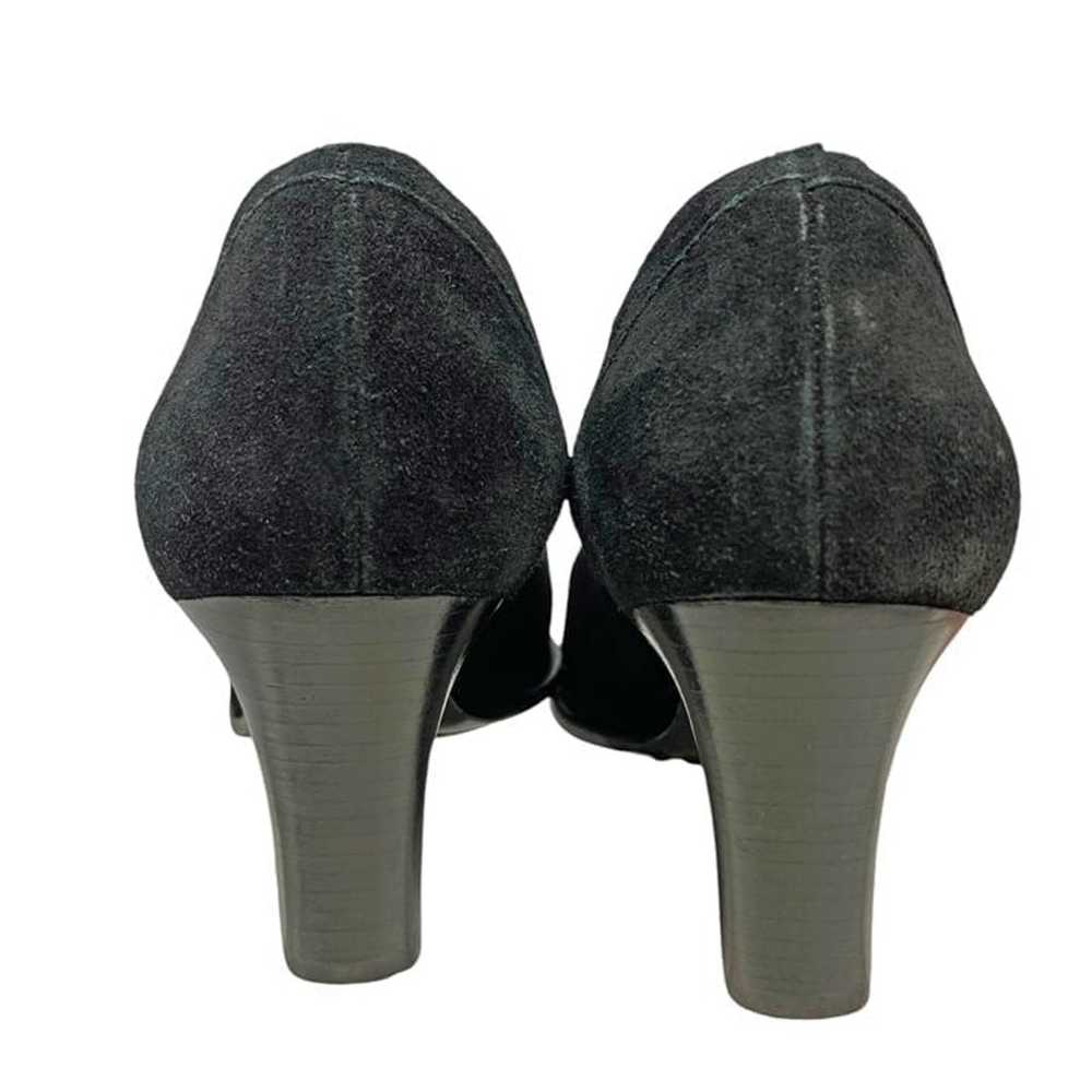 Via Spiga Black Suede Cone Heel Mary Jane Pumps - image 7