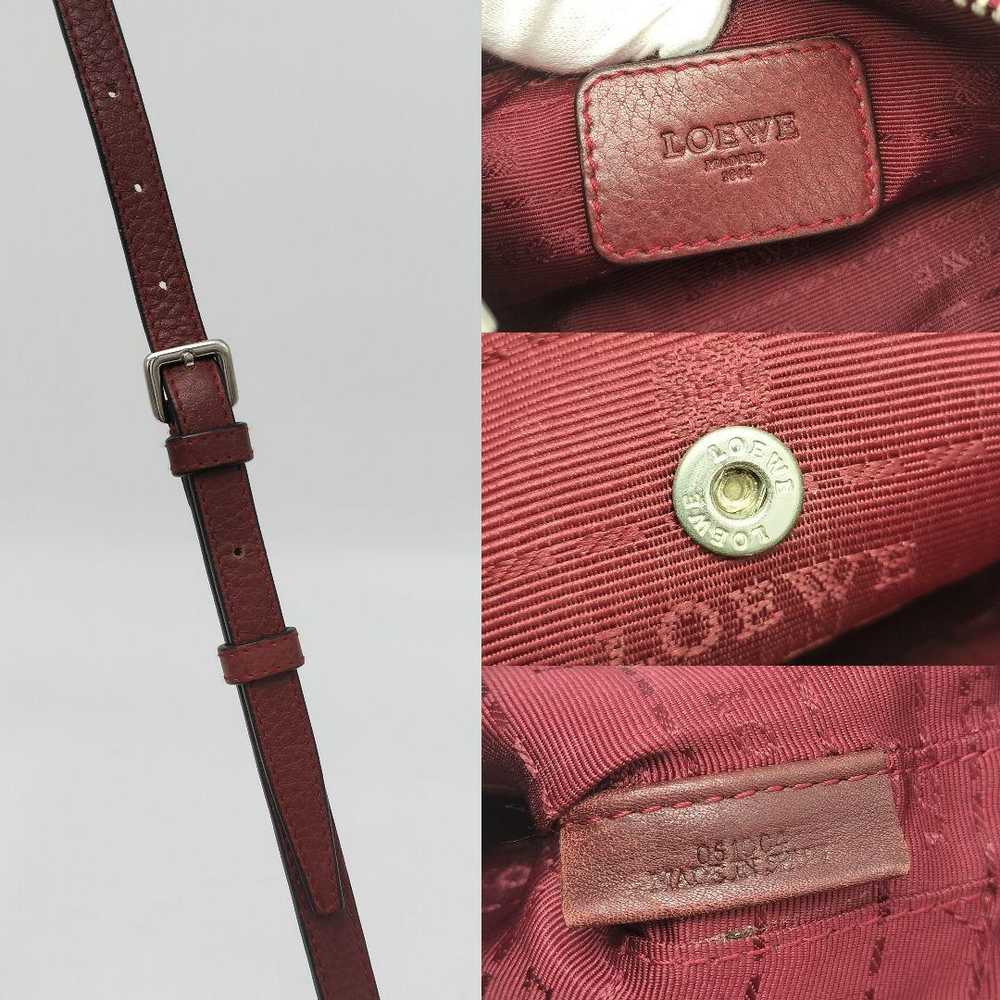 Loewe shoulder bag Heritage Anagram leather red s… - image 10