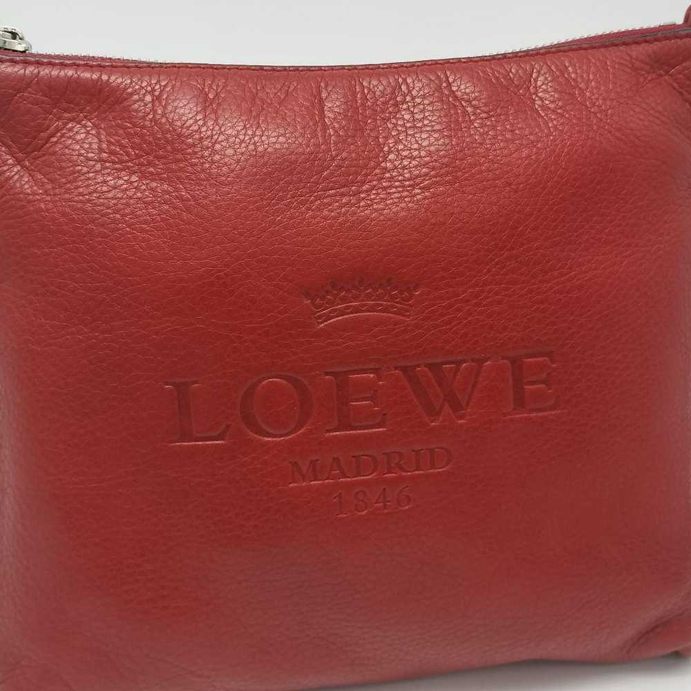 Loewe shoulder bag Heritage Anagram leather red s… - image 4