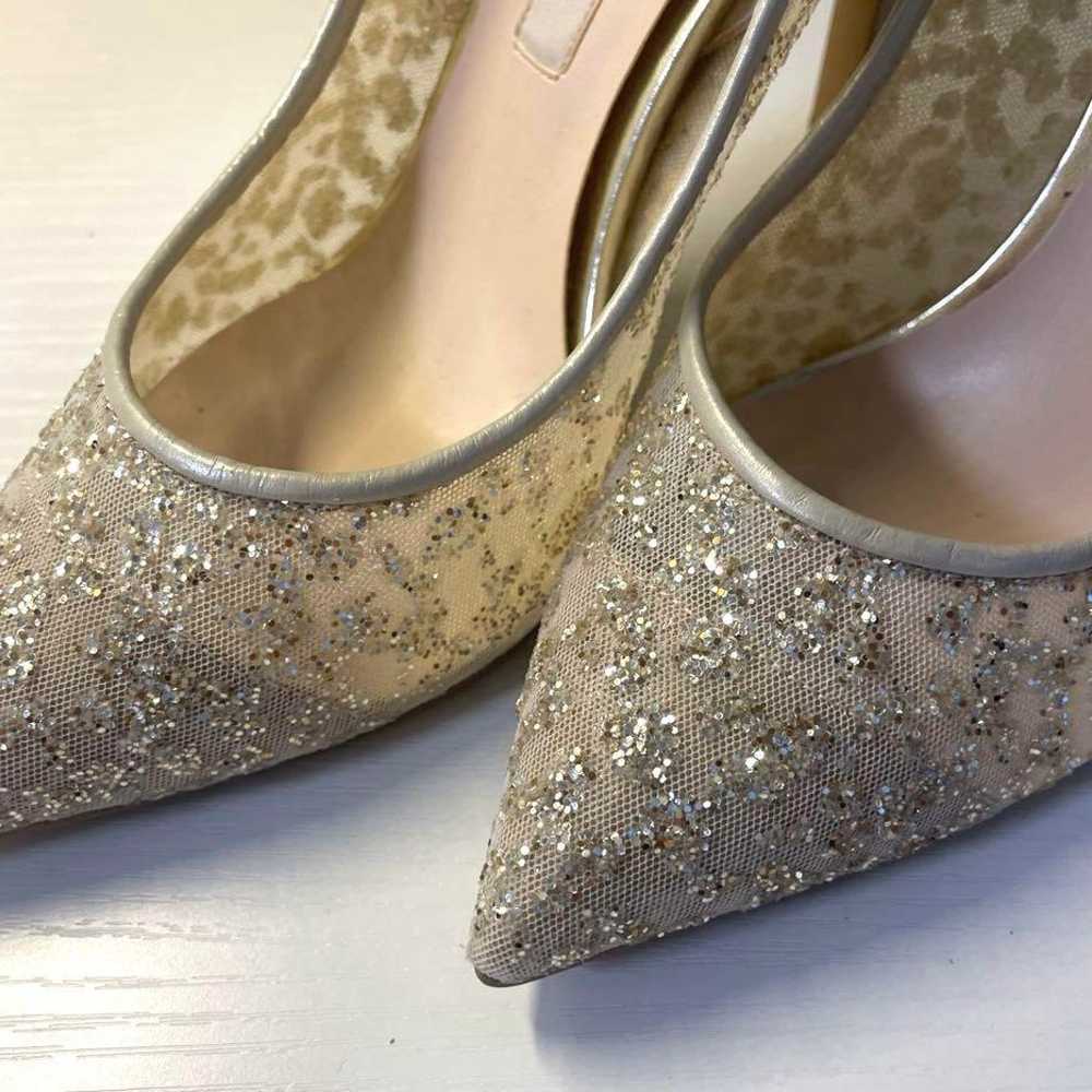 [DIANA] Beige Beaded Embroidery High Heels 21.5cm - image 4