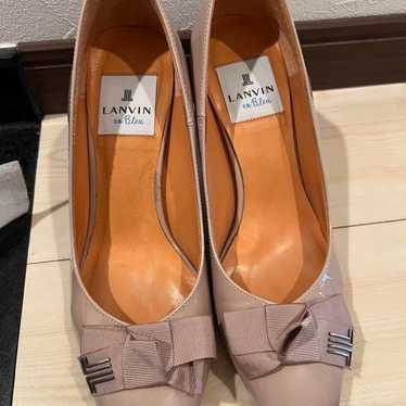 Lanvin en Bleu Pink Shoes Pumps 23cm