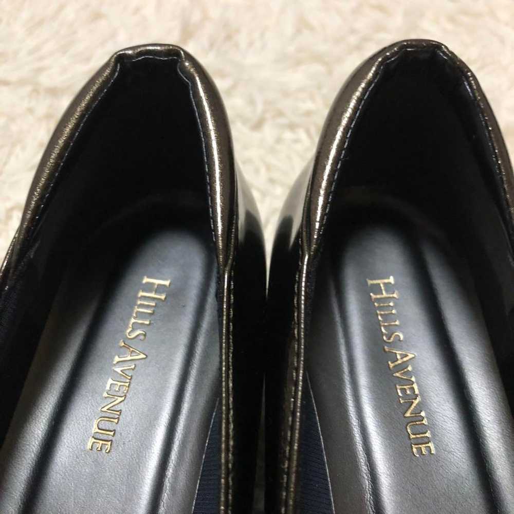 Hills Avenue 【24.5】 Wave Sole Pumps Velvet Ribbon… - image 6