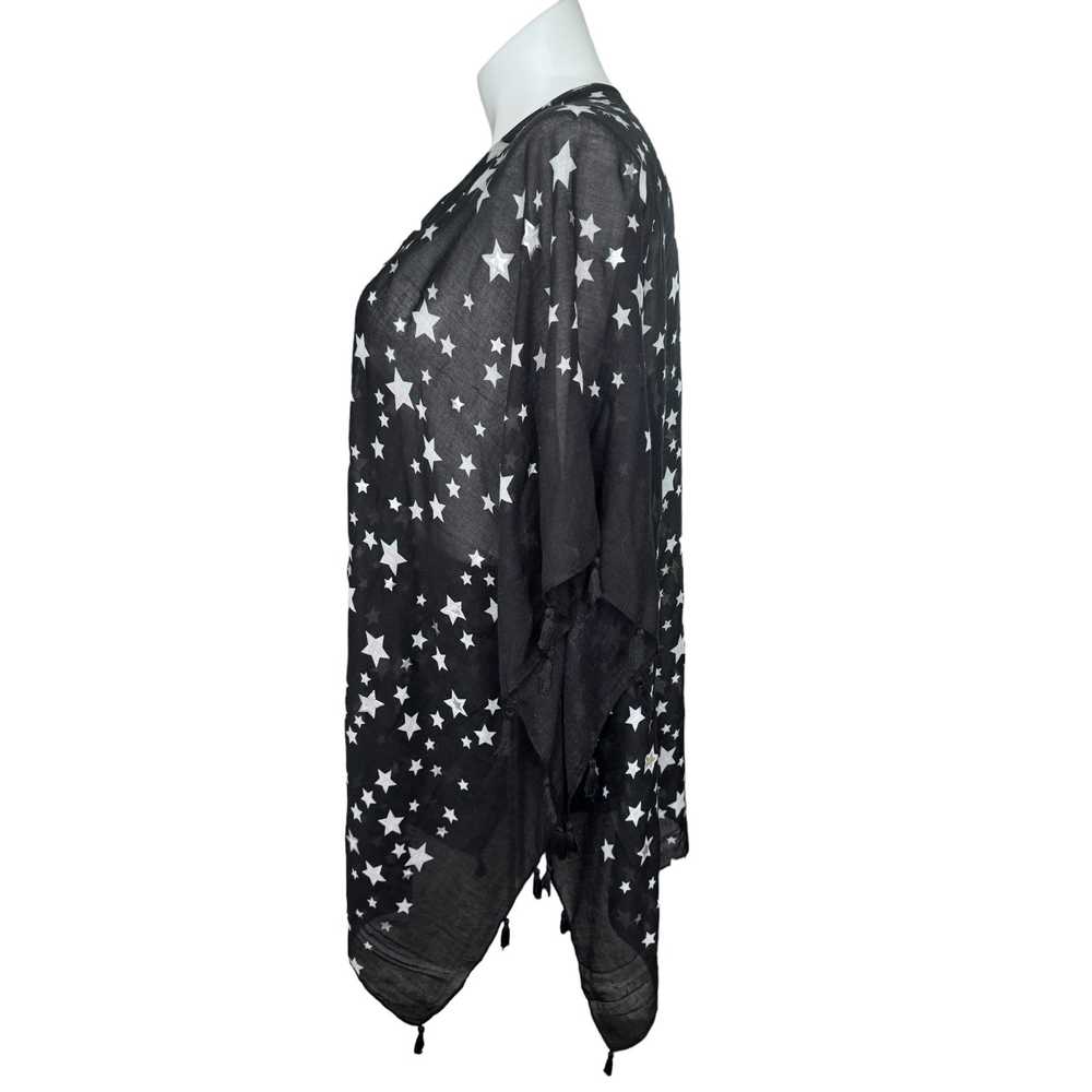 LANE BRYANT Celestial Black White Gold Stars Ligh… - image 2