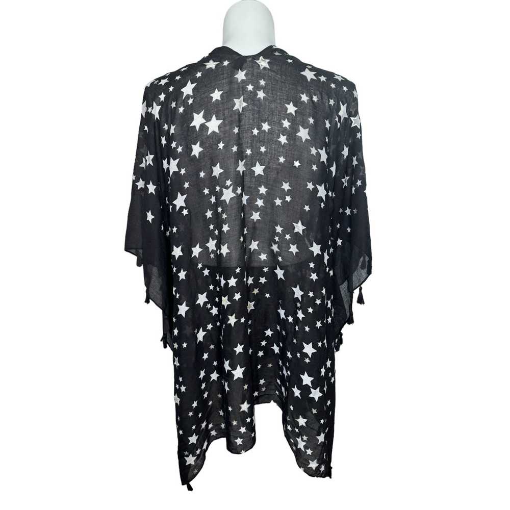 LANE BRYANT Celestial Black White Gold Stars Ligh… - image 3