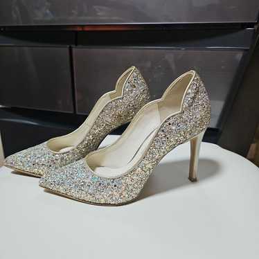 Diana Crystal Glitter High Heels - image 1