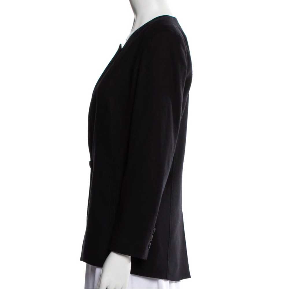 Helmut Lang Black Single Button Blazer Jacket Siz… - image 12