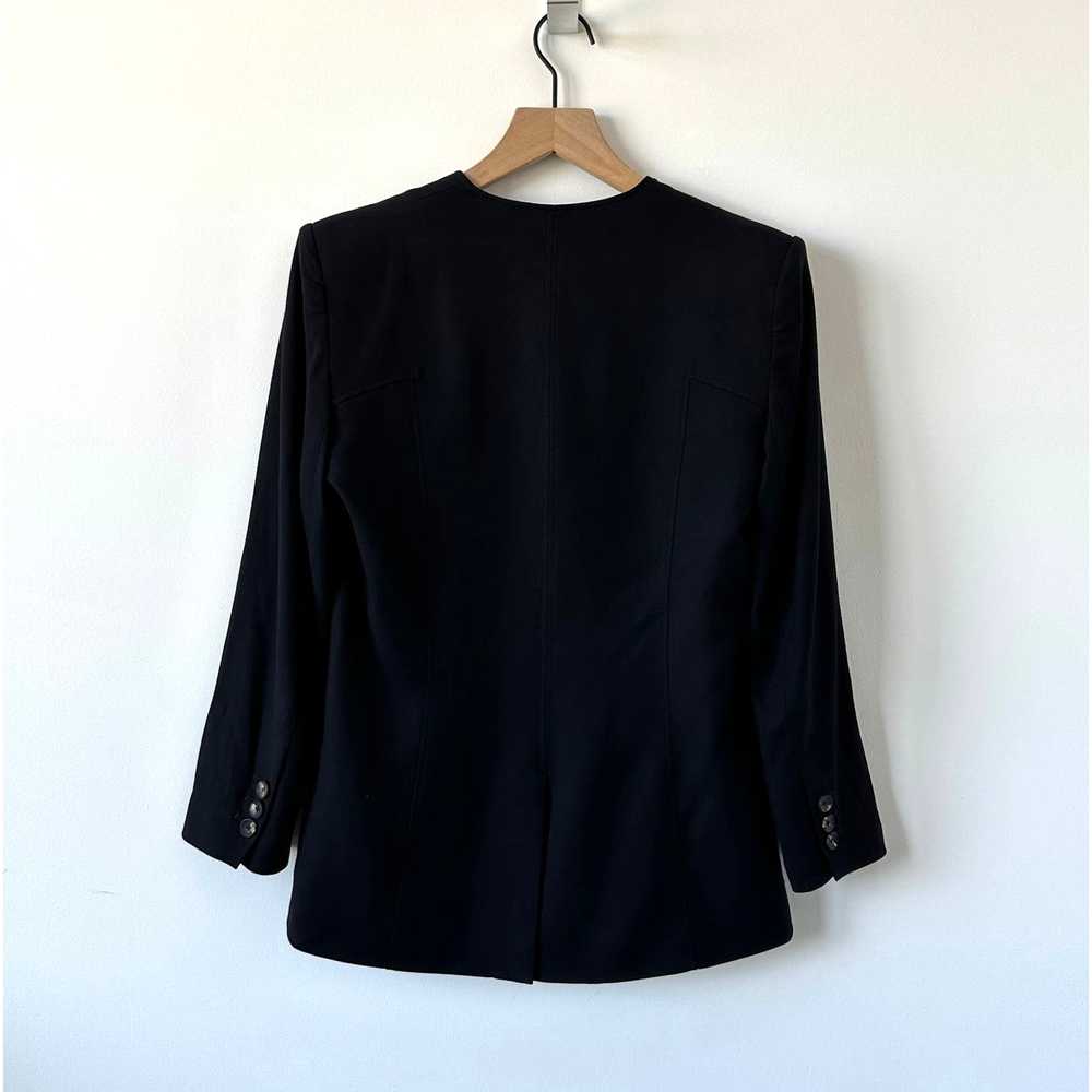 Helmut Lang Black Single Button Blazer Jacket Siz… - image 3