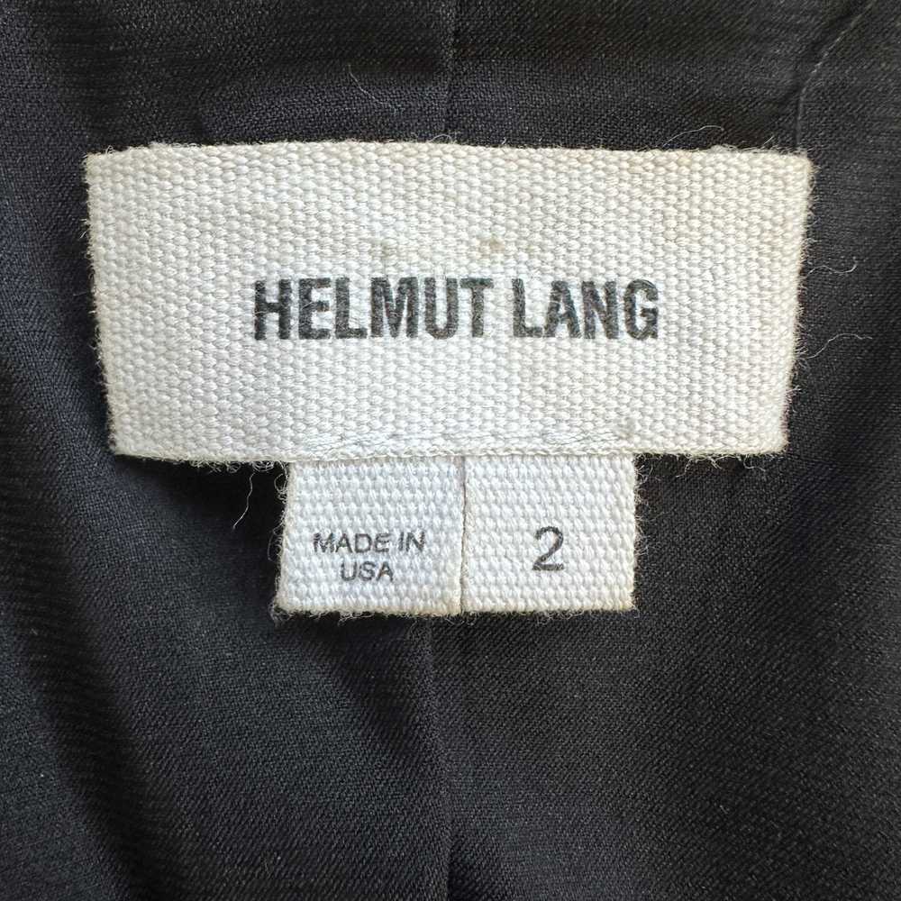 Helmut Lang Black Single Button Blazer Jacket Siz… - image 6