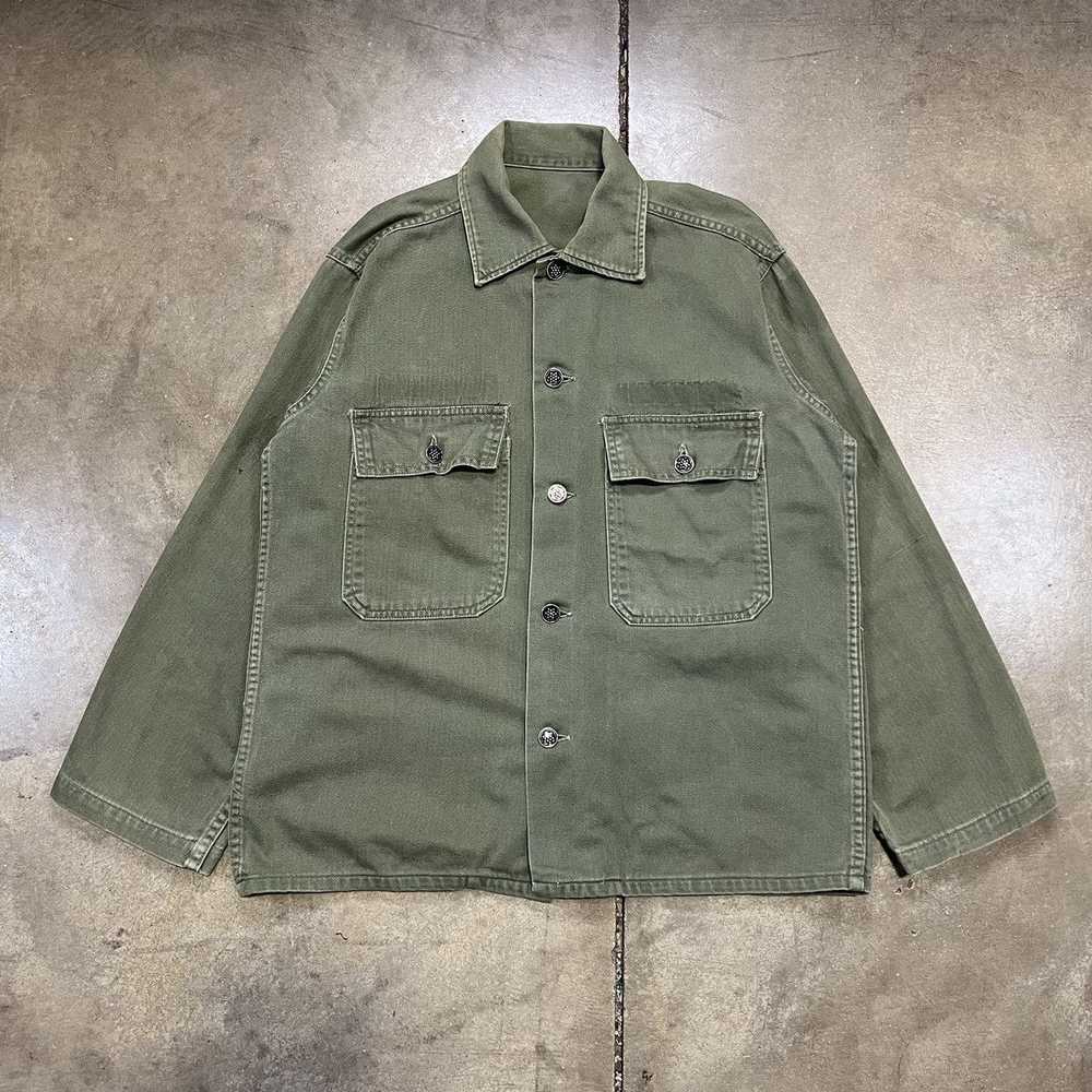 Military × Vintage Vintage 70s OG 107 Military Fa… - image 1