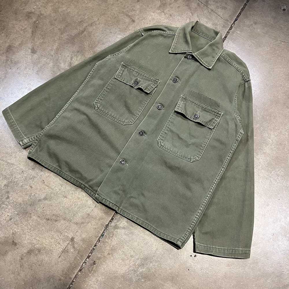 Military × Vintage Vintage 70s OG 107 Military Fa… - image 2