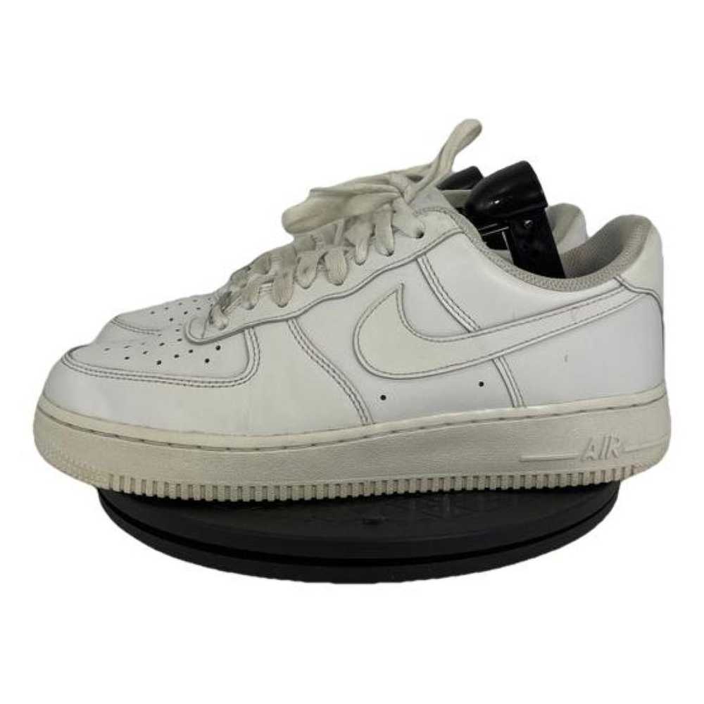 Nike Air Force 1 leather low trainers - image 1