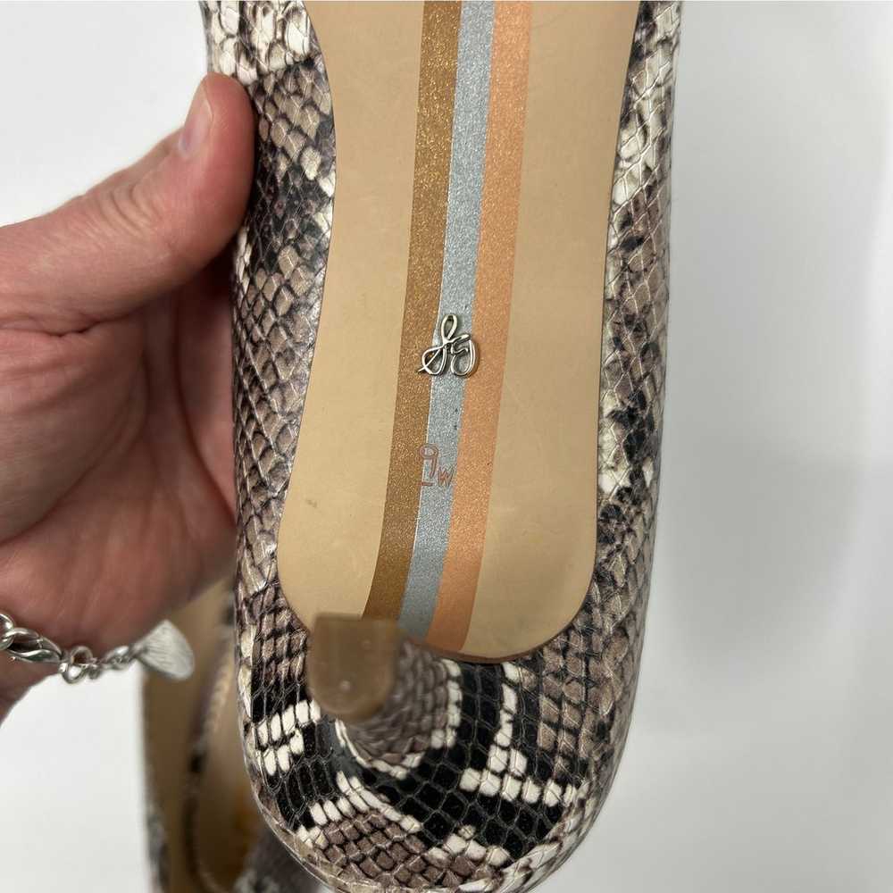 Sam Edelman Dori Snake Print Kitten Heel Pump 9W … - image 9