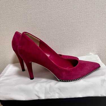 DIANA Magenta Suede Pumps 22cm