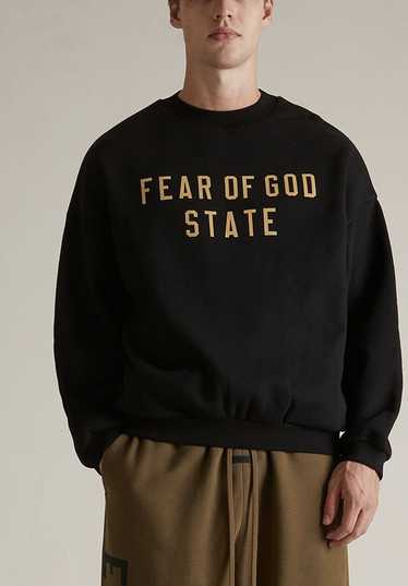 Essentials × Fear of God FOG Essentials Black Crew